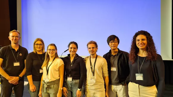Das Team bei der 'Molecular Biology of Fungi' Konferenz, Kaiserslautern, Sept. 2022<br />

